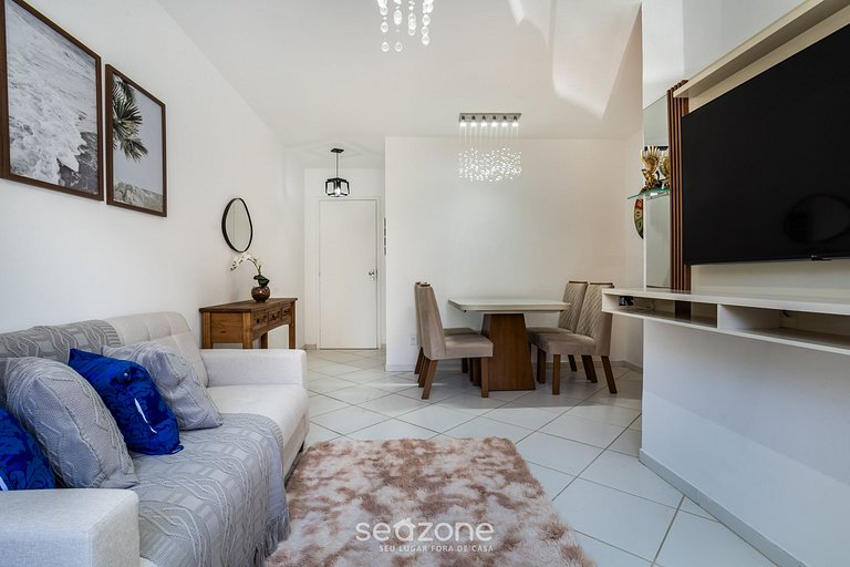 Apto Charmoso a 769m da Praia do Sul - PDC001