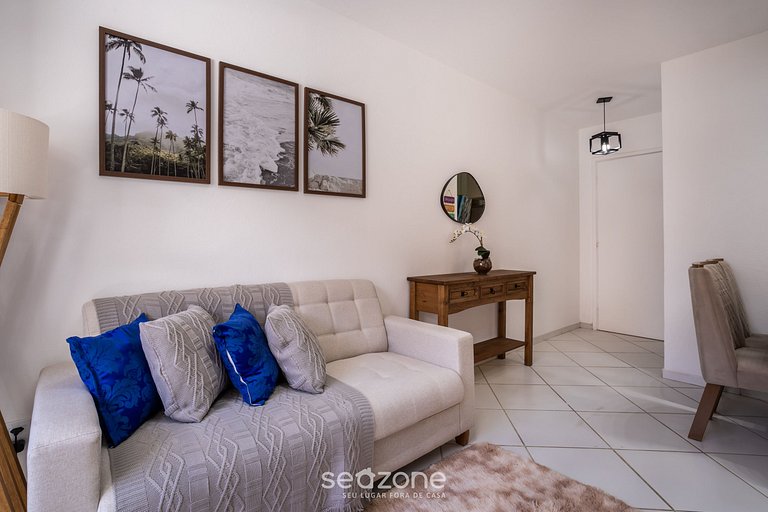 Apto Charmoso a 769m da Praia do Sul - PDC001