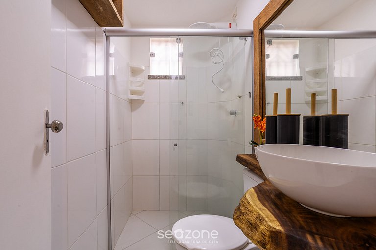 Apto Charmoso a 769m da Praia do Sul - PDC001