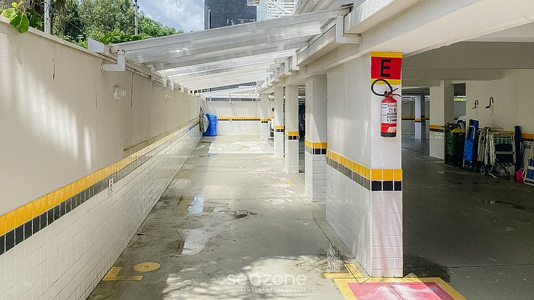 Apto c/ Piscina, 85m da praia em Jurerê - PTJ203