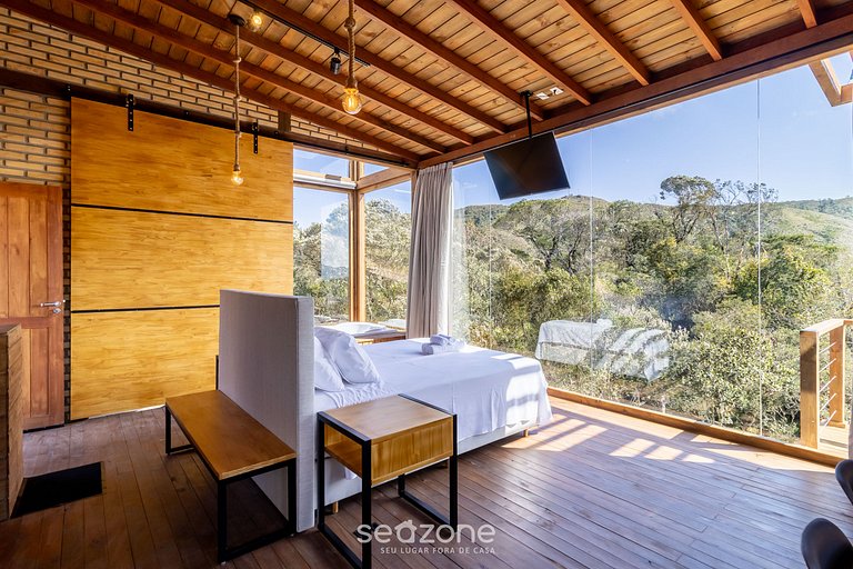 Cabana com Vista Incrível na serra VST001