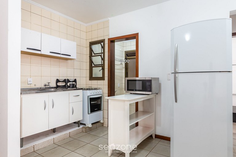 Apto belo e pé na areia em Canasvieiras ILH0107