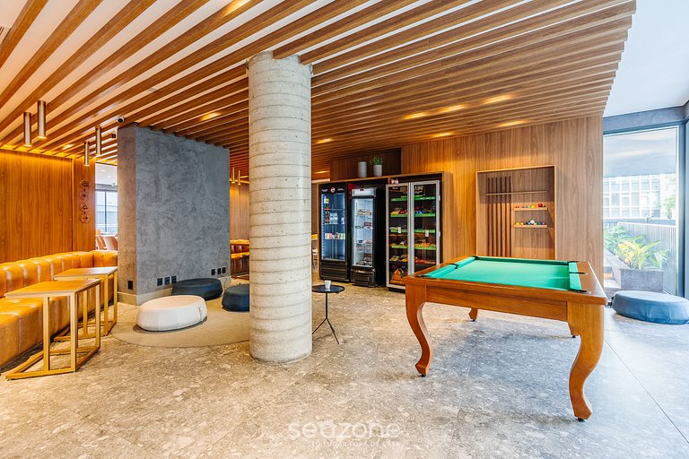 Belo apto para casal com piscina GOS1007