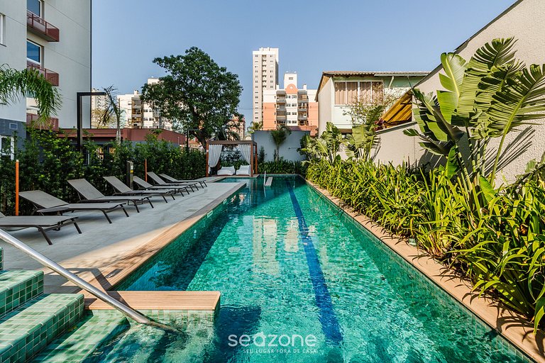 Moderno studio c/ piscina no Partenon CON1506