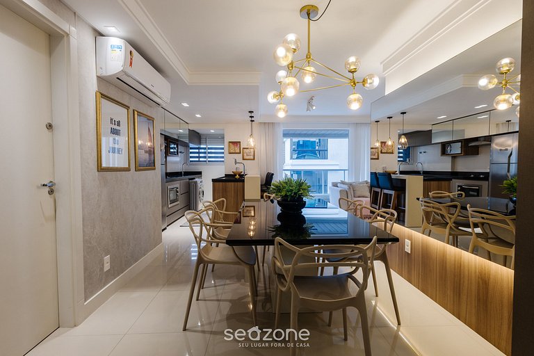 Apto 3Q sofisticado apenas 200m da praia SEO0702