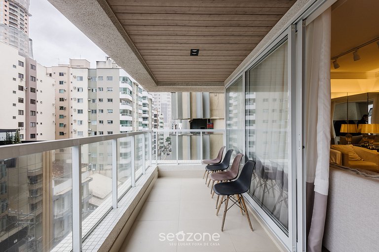 Apto 3Q sofisticado apenas 200m da praia SEO0702