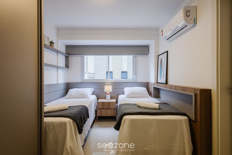 Apto 3Q sofisticado apenas 200m da praia SEO0702