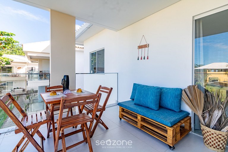 Charmoso apto na Praia do Mutá MUT0036