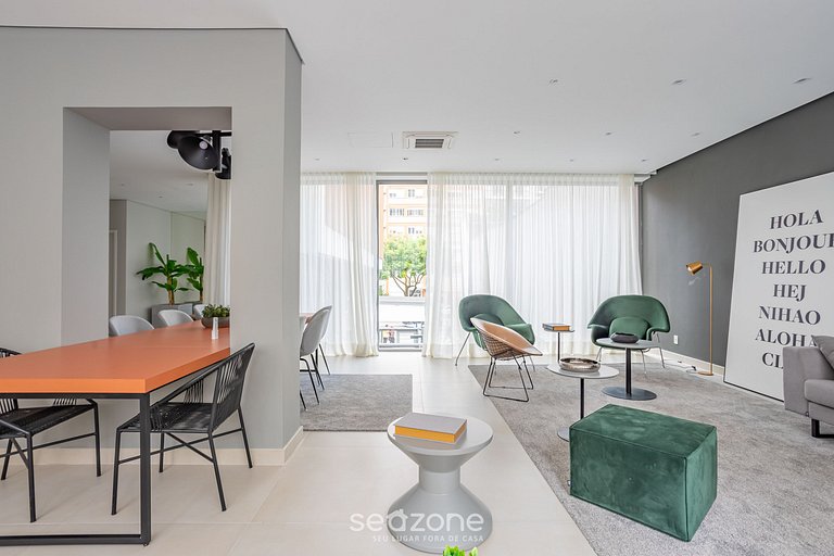 Apartament moderno 250m del metro Paulista NXO0404