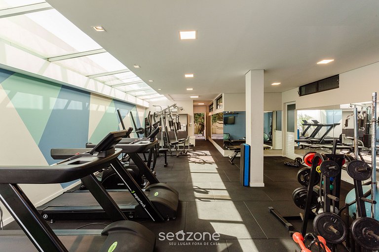 Apto Pé na Areia em Condomínio Completo RIT206