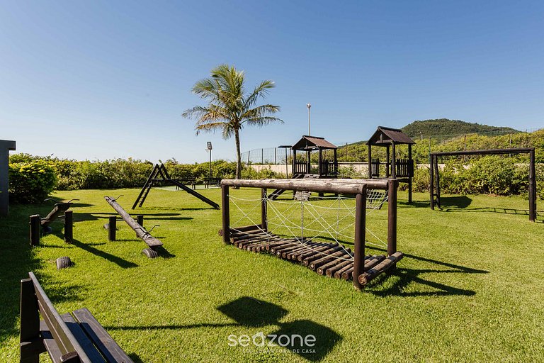 Apto Pé na Areia em Condomínio Completo RIT206