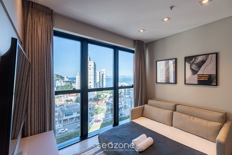 Apartamento com vista para o mar a 280 metros da praia