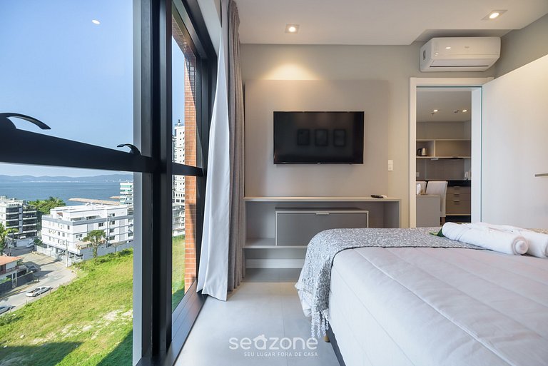 Apartamento com vista para o mar a 280 metros da praia