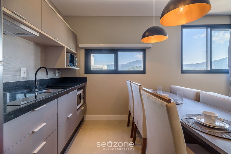 Apartamento à beira-mar a 280 metros da praia MHF1601