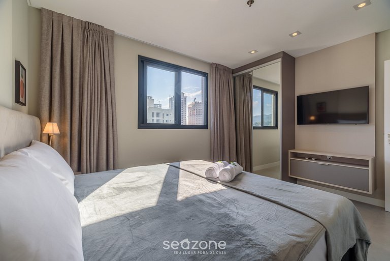 Apartamento à beira-mar a 280 metros da praia MHF1601