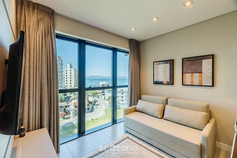 Depto vista mar c/ piscina 280m playa MHF0607