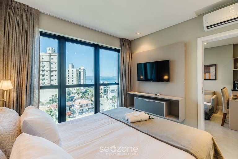 Depto vista mar c/ piscina 280m playa MHF0607