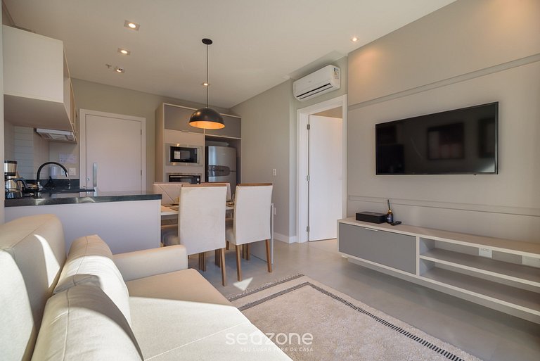 Apto vista mar c/ piscina 280m da praia - MHF0607