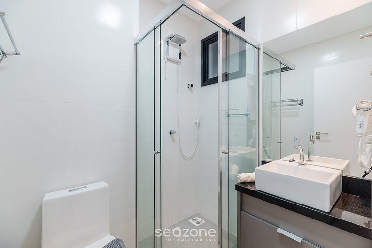 Apto vista mar c/ piscina 280m da praia - MHF0607