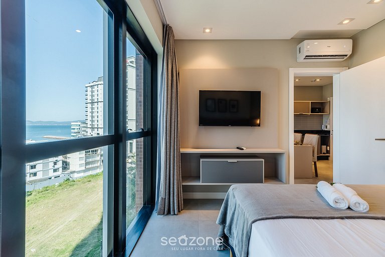 Depto vista mar c/ piscina 280m playa MHF0607