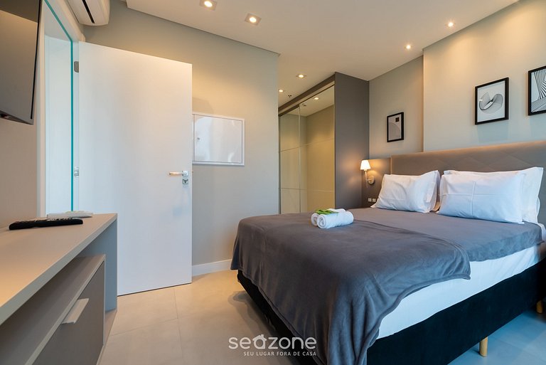 Apto 280m playa c/ vista mar y gym MHF0704