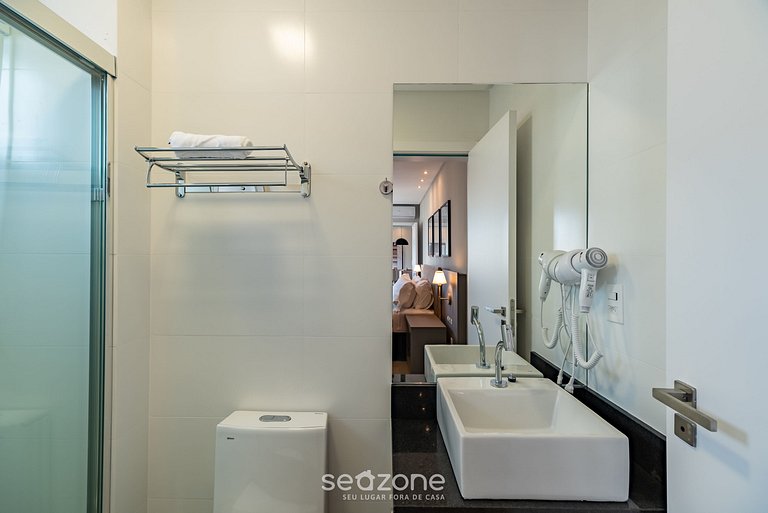 Apto 2Q em cond c/ piscina 280m da Praia - MHF1409