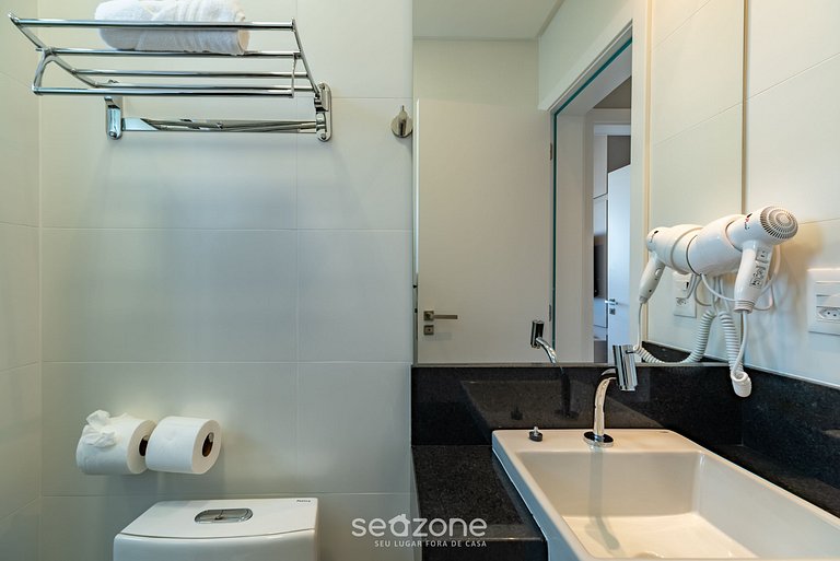 Apto 2Q em cond c/ piscina 280m da Praia - MHF1409