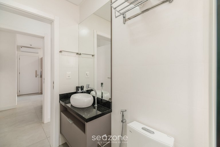 Apartamento de 1 quarto a 280 metros da praia – MHF0501