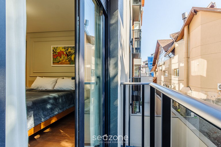 Apart acogedor en el centro de Gramado/RS DLH0204