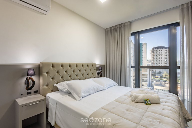 Apt vista mar c/ piscina 280m da praia MHFB0604