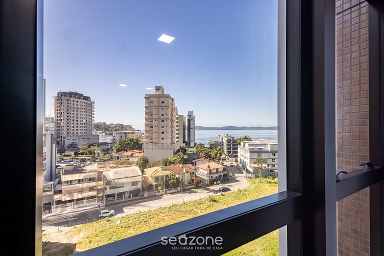 Apartamento com vista para o mar a 280 metros da praia MHFB0