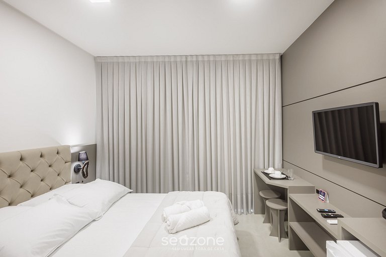 Apt vista mar c/ piscina 280m da praia MHFB0604