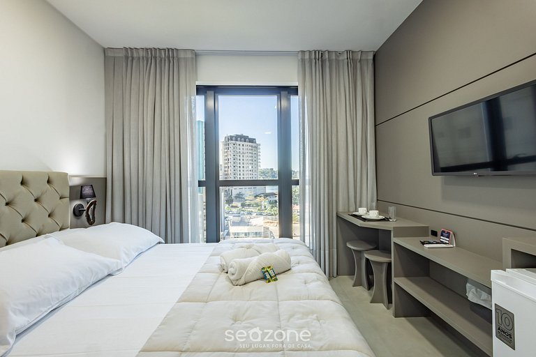 Apartamento com vista para o mar a 280 metros da praia MHFB0