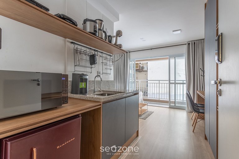 Estudio en Liberdade a 270 m del metro MOL0502