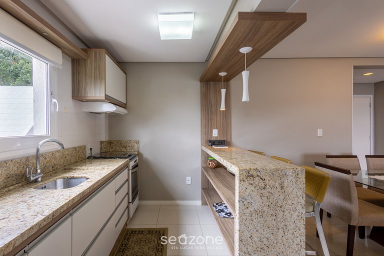 Apt c vistas mar c barbacoa en Bombinhas LGA0201