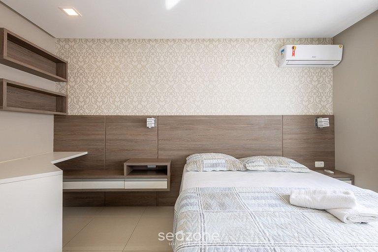 Apto Vista Mar c/ Churrasq. em Bombinhas - LGA0201