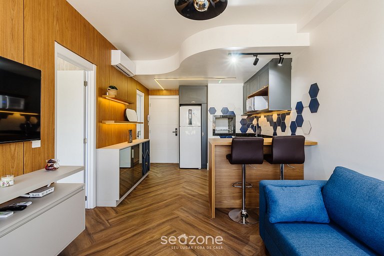 Apto 1 quarto com churrasqueira PoA-RS AIR1607