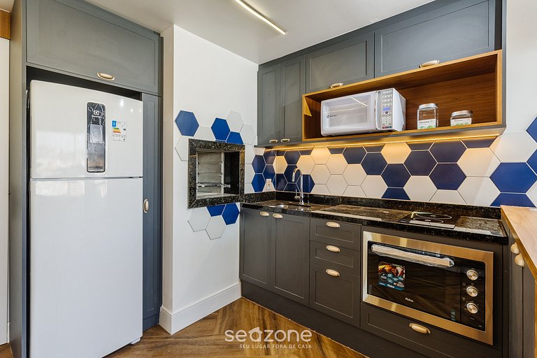 Apto de 1 dormitorio con barbacoa PoA-RS AIR1607