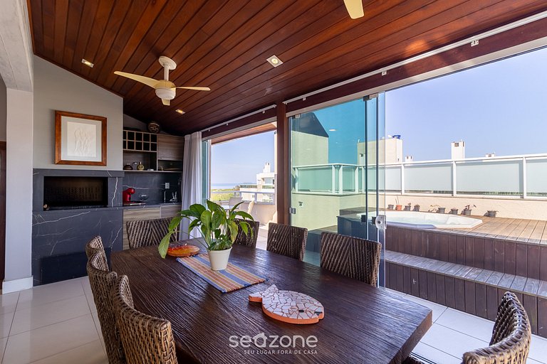 Apto c churrasq/ 500m da Praia do Campeche VIC0401