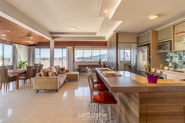 Apto c churrasq/ 500m da Praia do Campeche VIC0401