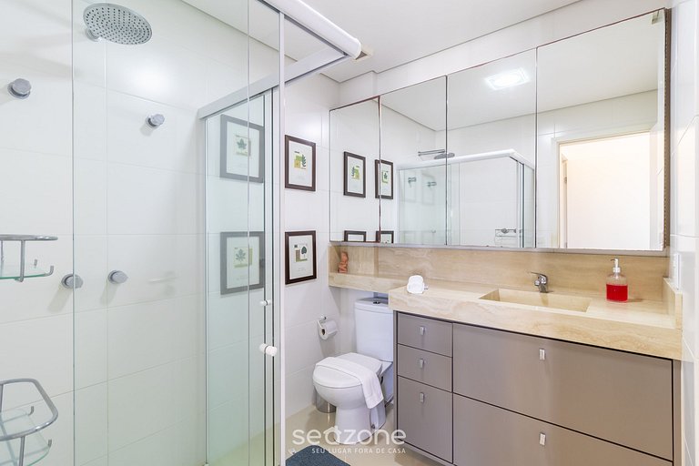 Apto c churrasq/ 500m da Praia do Campeche VIC0401