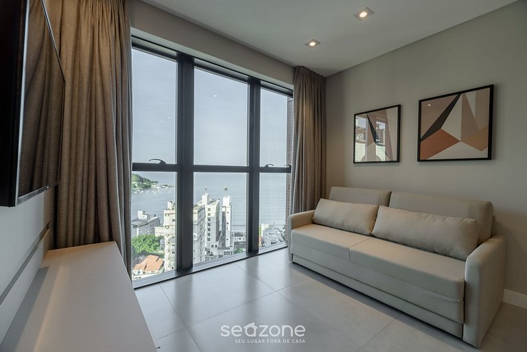 Apto vista mar, gym, a 280m playa - MHF1704