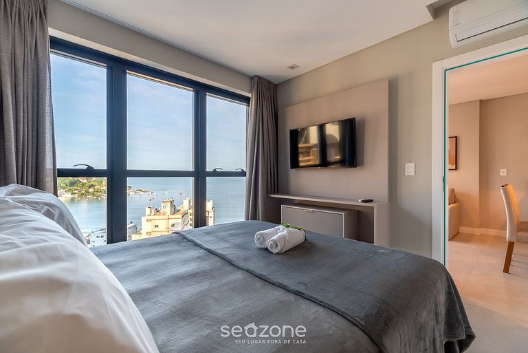 Apto vista mar, gym, a 280m playa - MHF1704