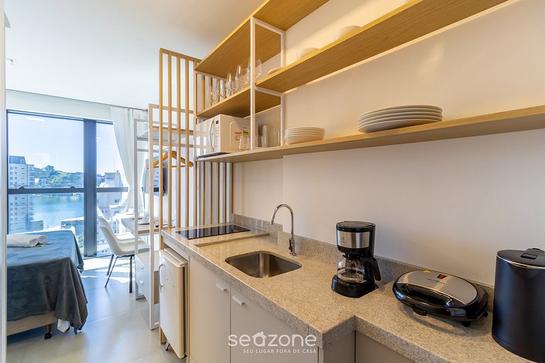 Apartamento com vista para o mar, em condomínio, a 280 metro