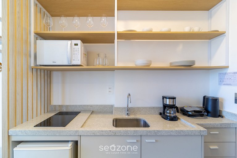 Depto vista mar c/ piscina 280m playa MHFB1307