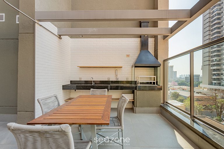 HMO - Estúdios completos em prédio c/ piscina