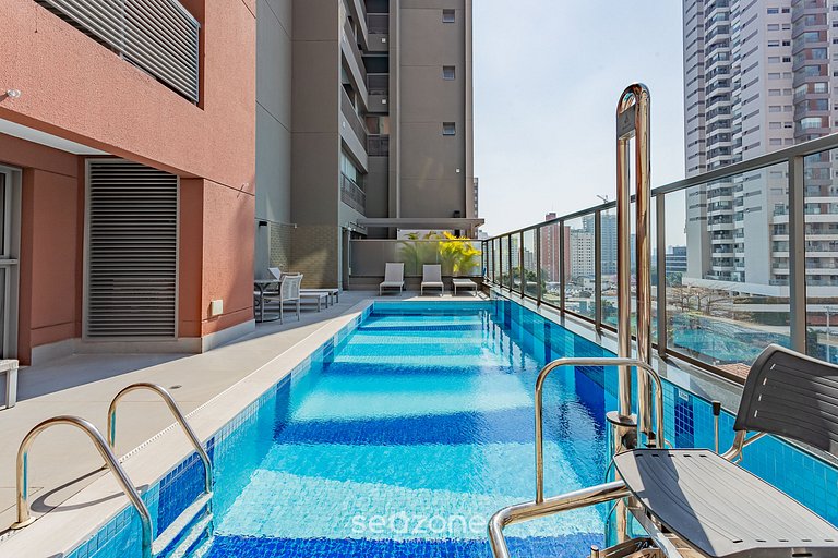 HMO - Estúdios completos em prédio c/ piscina