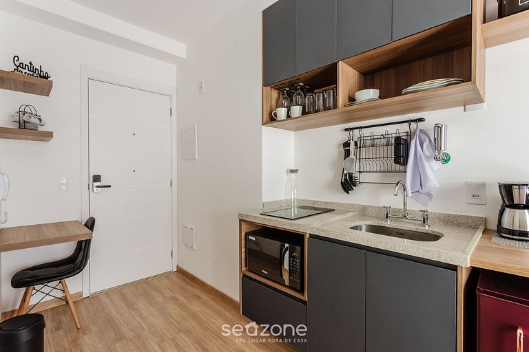 Studio edificio c/piscina cerca de USP - HMO0409