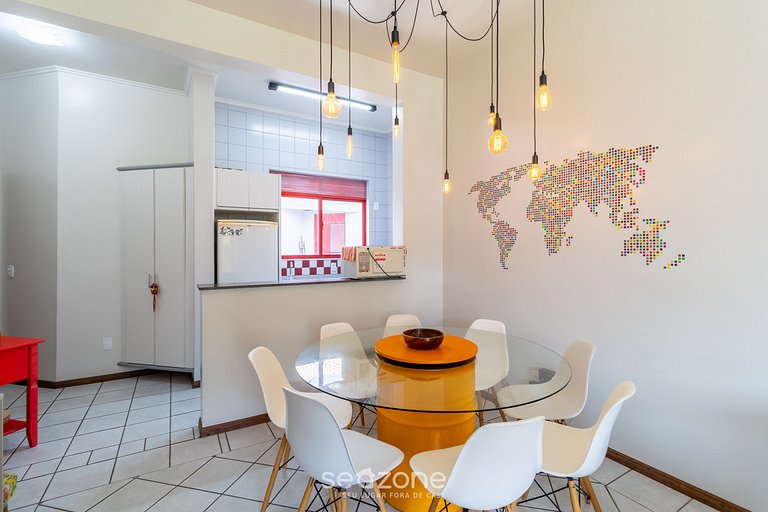 Apto cómodo a 150m de Praia Brava RRA0205