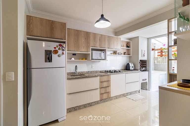 Apt c/ churrasq. prox. Praia dos Ingleses RPV102